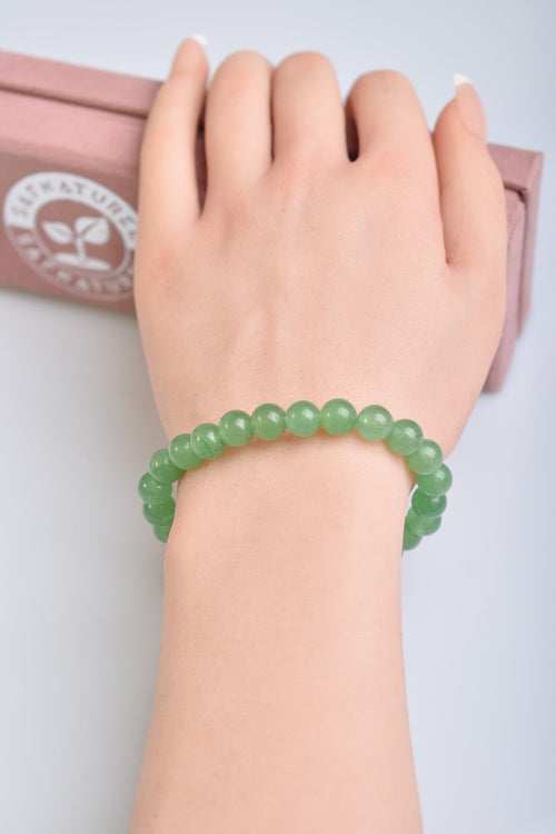 Certified Aventurine 8 mm Natural Stone Bracelet