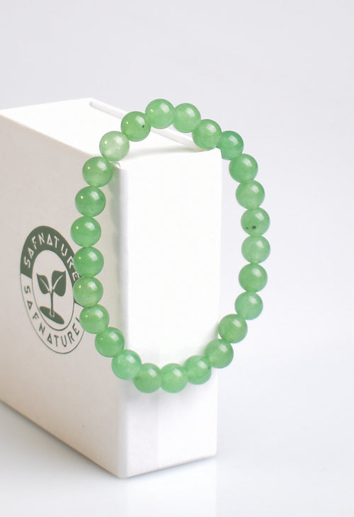 Certified Aventurine 8 mm Natural Stone Bracelet