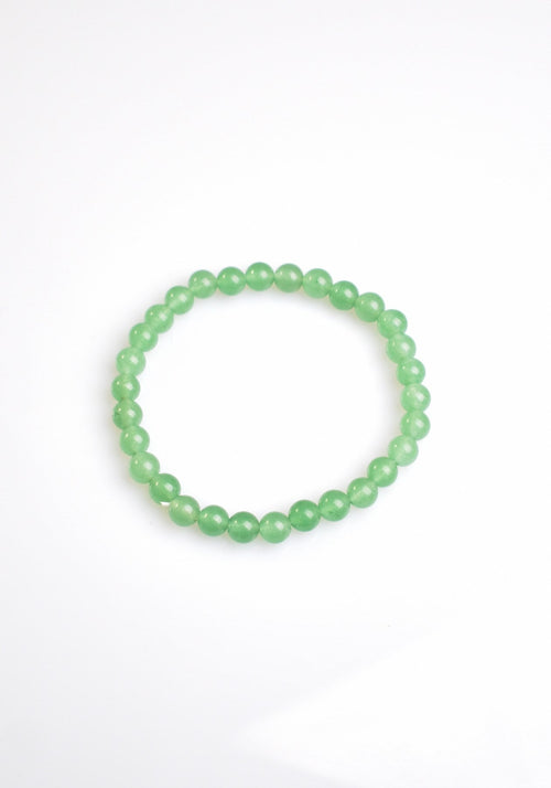 Certified Aventurine Green Natural Stone Bracelet 6mm