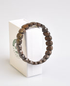 Certified Bronzite 9x14 mm Natural Stone Bracelet 