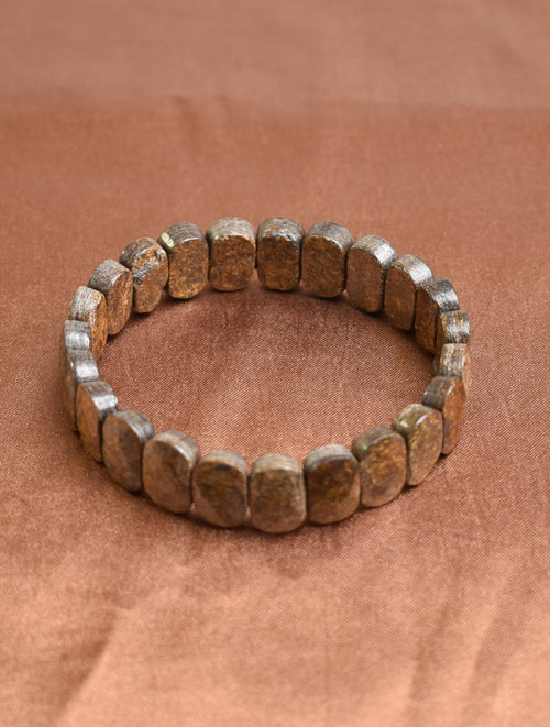 Certified Bronzite 9x14 mm Natural Stone Bracelet 