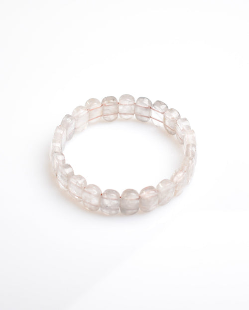 Certified Cloudy Quartz 9x14 mm Bracelet