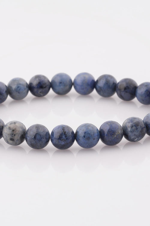 Certified Domortierit Natural Stone Bracelet 8 mm