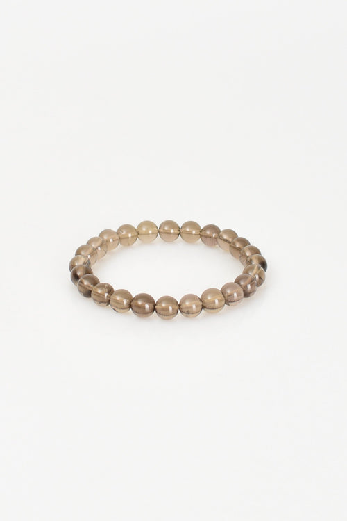 Certified Smoky Quartz Natural Stone Bracelet-8 mm 