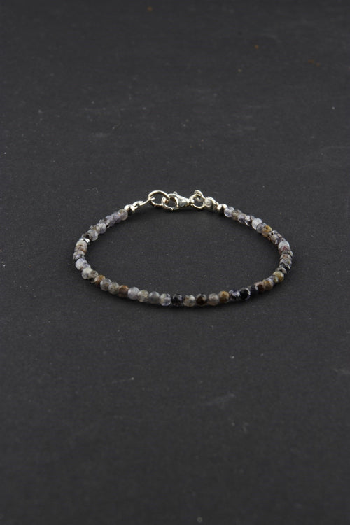 Certified Iolite Natural Stone Bracelet 3 mm