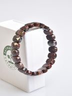 Certified Jasper Blood Natural Stone 9x14 mm Bracelet 