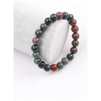 Certified Bloodstone Natural Stone Bracelet 8 mm