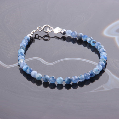 Certified Kyanite Natural Stone Bracelet 3 mm