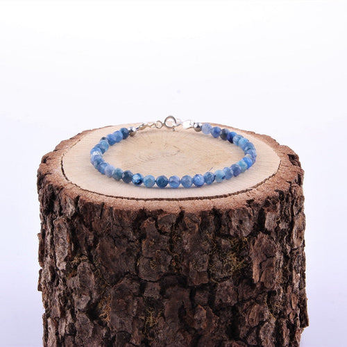 Certified Kyanite Natural Stone Bracelet 3 mm