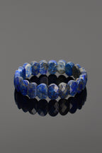 Certified Lapis Lazuli Natural Stone 9x14 mm Bracelet