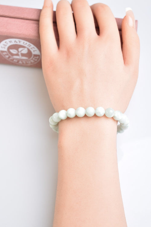 Certified Larimar Natural Stone Bracelet 8 mm