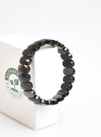 Certified Obsidian Natural Stone 9x14 mm Bracelet