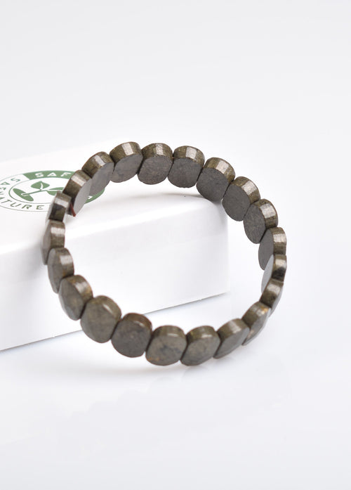 Certified Prit Natural Stone 9x14 mm Bracelet 15 mm