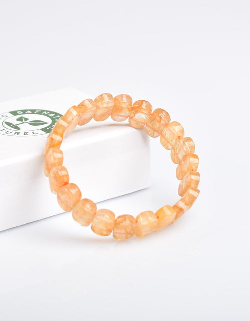 Certified Citrine Natural Stone 9x14 mm Bracelet