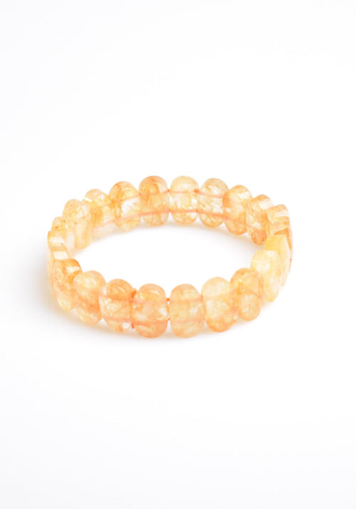 Certified Citrine Natural Stone 9x14 mm Bracelet