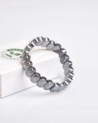 Certified Trehartz 9x14 mm Natural Stone Bracelet