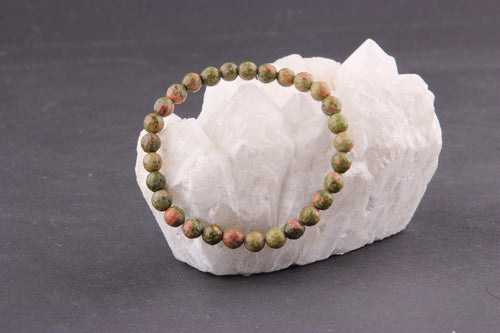 Certified Unakit Natural Stone Bracelet 6 mm