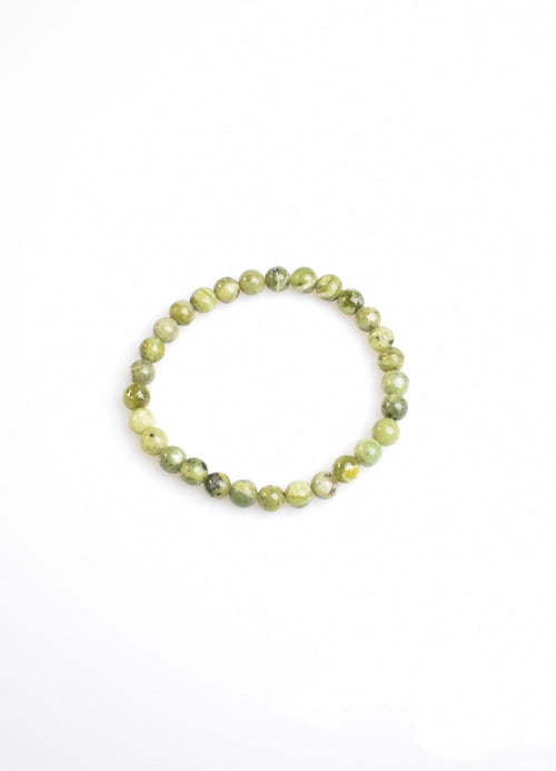 Certified Jade Natural Stone Bracelet 6 mm