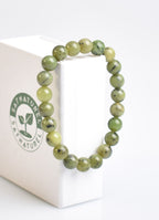 Certified Jade Natural Stone Bracelet 8 mm