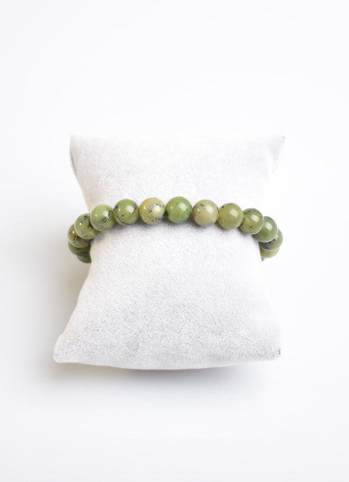 Certified Jade Natural Stone Bracelet 8 mm