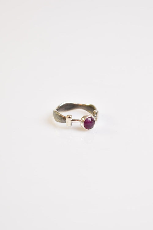 Ruby Natural Stone 925 Sterling Silver Ring