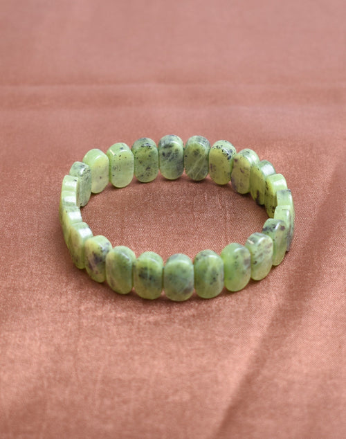 Jade 9x14 Special Cut Natural Stone Bracelet