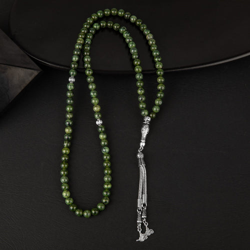 Jade Natural Stone Rosary 99cm – 6mm