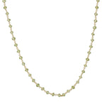 Zebercet Natural Stone 925 Carat Gold Plated Silver Necklace